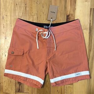 Rhythm Orange Board Shorts Modern Cut Quick-Dry